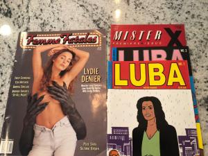 Lot Of 4 Comic Books Luba # 1 2 + Mister X # 1 + Femme Fatales Vol. # 2 # 3 TD15