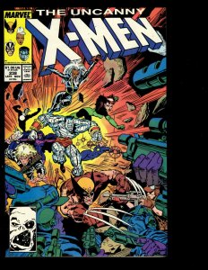 12 Uncanny X-Men Comics #235 236 237 238 239 240 241 242 243 245 246 247 J403