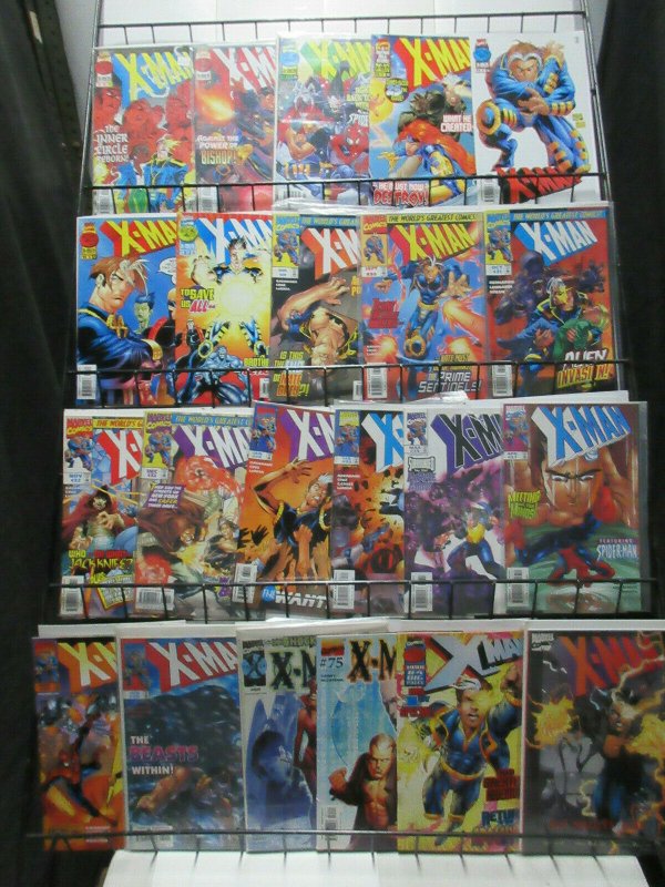 X-Man (Marvel 1995-2001) #1-75 Lot of 43Diff Nate Grey Mutant Adventures!