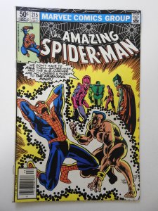 The Amazing Spider-Man #215 (1981) VG Condition!
