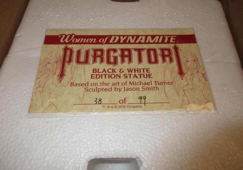 Women of Dynamite Purgatori B&W Limited Edition Statue #38/99 - New!