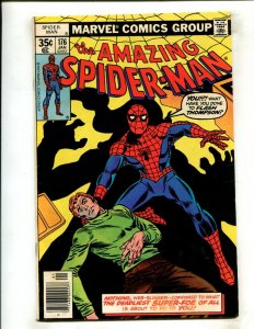 AMAZING SPIDER-MAN #176 (6.0) GREEN GOBLIN, NEWSSTAND!! 1977
