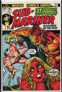 Sub-Mariner #58 (1973) Namor the Sub-Mariner