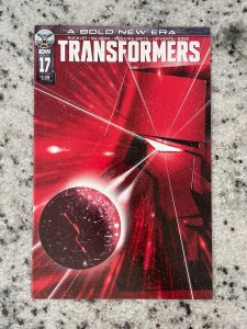 Transformers # 17 NM IDW Comic Book Cover A Optimus Prime Megatron Bumble B J810