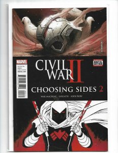 Civil War II Choosing Sides (2016) Marvel Comics #2 NM   nw107