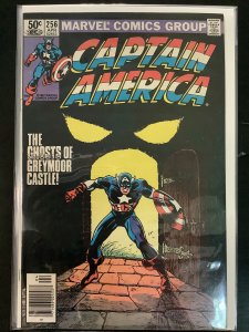 Captain America #256 Newsstand Edition (1981)
