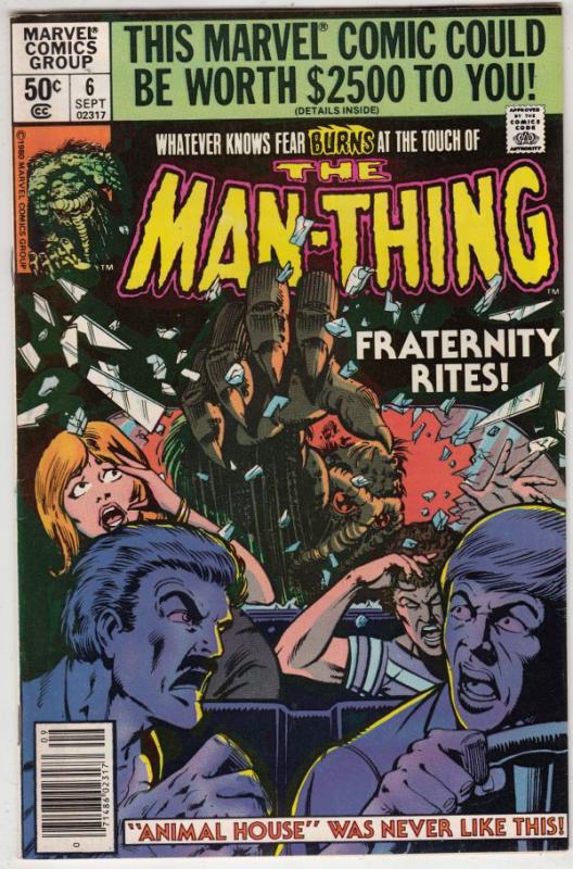 Man-Thing #6 (Sep-80) NM- High-Grade Man-Thing