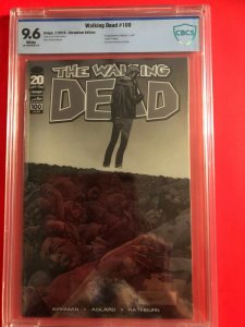 THE WALKING DEAD #100 CBCS 9.6 WHITE 7/2012 / CHROMIUM EDITION