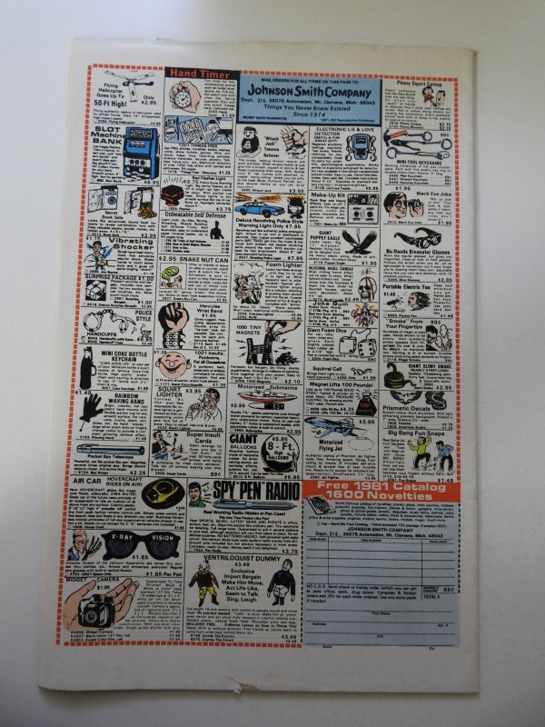 Marvel Premiere #61 (1981) FN Condition 1/4 tear bc