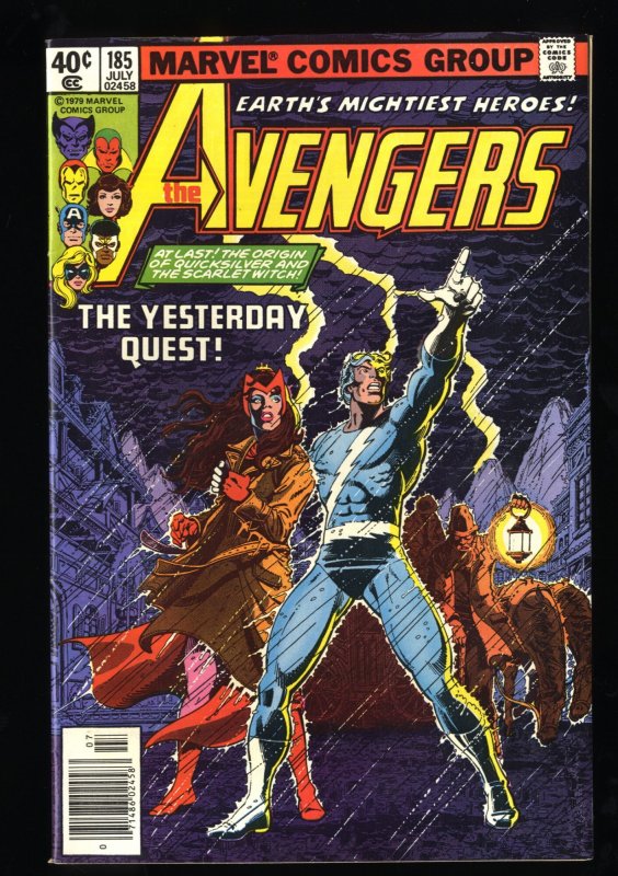 Avengers #185 NM- 9.2 Marvel Comics Thor Captain America