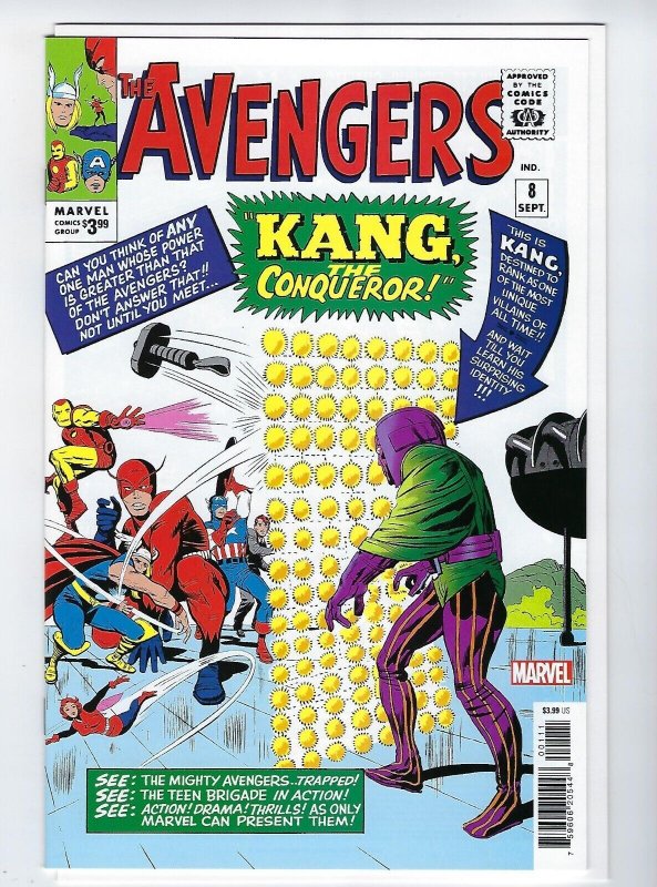 Avengers #8 NM 1st App Kang Marvel Comics Key Issue Facsimile Edition (2023) NM