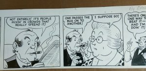 MICKEY FINN by Lank Leonard. Original Comic Strip Art