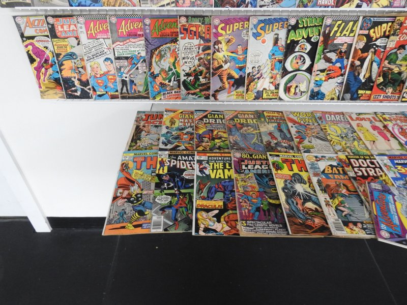 Huge Lot 150+ Silver/Bronze Low Grade Comics W/ Adventure Comics, +More See desc