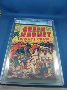 GREEN HORNET 42 CGC 8.0 FILE COPY HARVEY 1948
