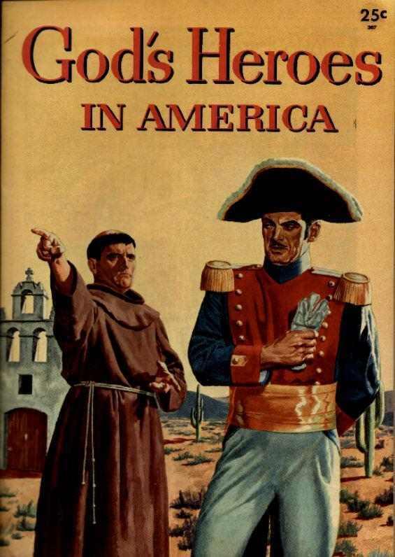 GODS HEROES IN AMERICA (1956) (CATHETICAL GUILD) VG-F COMICS BOOK