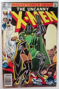 The Uncanny X-Men #145 - Doctor Doom APPEARANCE - Newsstand - VF - Marvel 1981