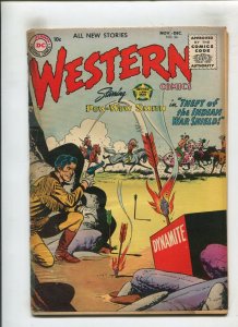 WESTERN COMICS #54 (2.0) THEFT OF THE INDIAN WAR SHIELD!! 1955