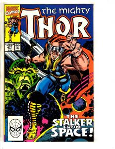 9 Thor Marvel Comic Books # 417 447 450 452 454 455 456 459 462 Odin Hulk SS3