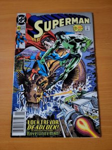 Superman #43 Newsstand Variant ~ NEAR MINT NM ~ 1990 DC Comics