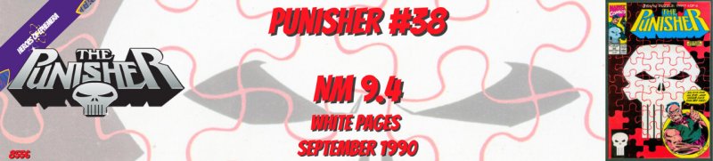 Punisher 38 NM 9.4 Marvel 1990