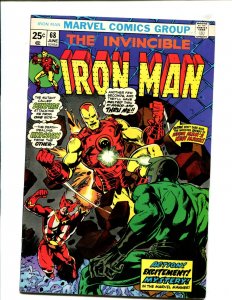 Iron Man #68 - Jim Starlin Cover Art! (6.5) 1974