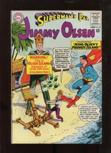 JIMMY OLSEN #85 (7.0) KING OLSEN'S PRIVATE ISLAND!