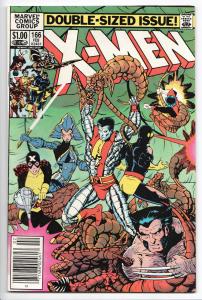 Uncanny X-Men #166 - 1st App Of Lockheed (unnamed) (Marvel, 1983) VF-