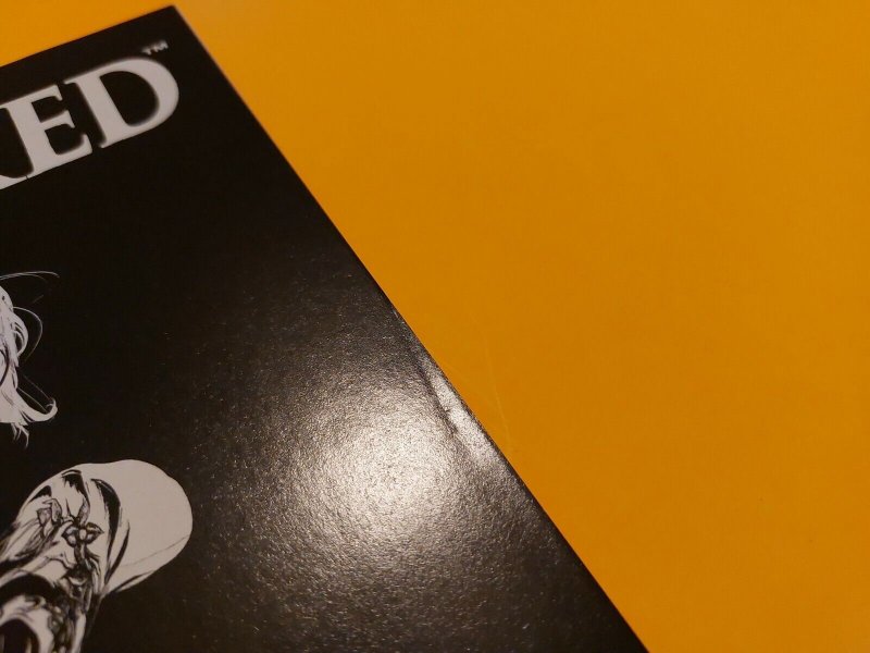 2019 THE MARKED 1 2nd Printing black white cover VF+