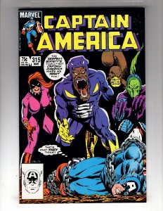 Captain America #315 (1986)  VF+ Copper Age MARVEL   / ID#21