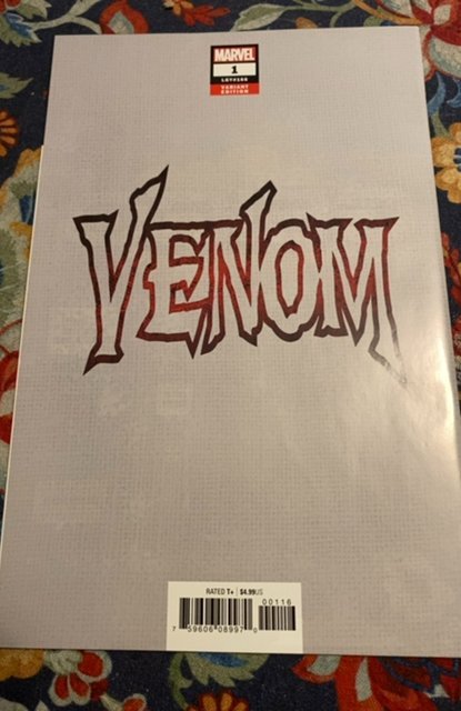 Venom #1 Crain Cover A (2018) brain deadpool cover nm