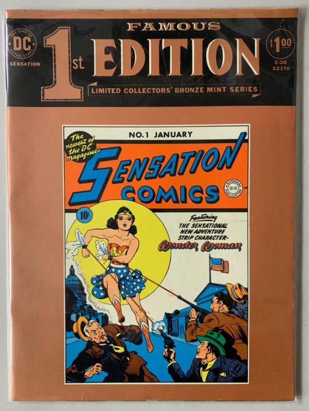 Famous 1st Edition Sensation Com. #30 DC Treasury bagged + boarded 4.0 VG (1974)