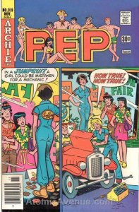 Pep #319 POOR ; Archie | low grade comic January 1976 Girl Mechanic