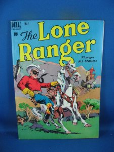THE LONE RANGER 23 F VF DELL WESTERN ORIGIN ISSUE 1950