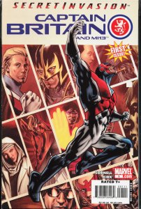 Captain Britain and MI:13 #1 (2008) Captain Britain [Key Issue]