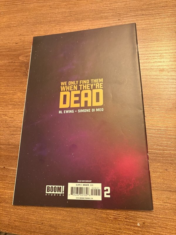 We Only Find Them When They're Dead # 2 NM Variant Boom! Studios Comics 9 J380