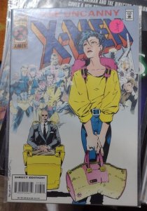 UNCANNY X-MEN #318  1994 MARVEL  RARE REGULAR DIRECT EDITION JUBILEE LEAVES 1.50