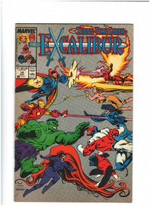Excalibur #14 VF- 7.5 Marvel Comics 1989 Claremont, Kitty Pyrde & Nightcrawler