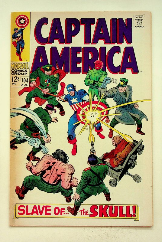 Captain America #104 - (Aug 1968, Marvel) - Very Fine