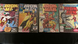 IRON MAN(VF/NM)TONY STARK,CRIMSON DYNAMO,JAMES RHODES  ISSUES#252,255-257 1990