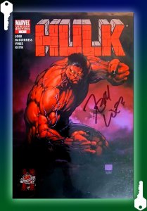 Hulk #1 Wizard World VIP KEY 1st Red Hulk Signed J Loeb w/COA Ross Thunderbolts