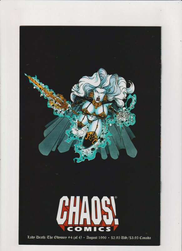 Lady Death: The Odyssey #4 NM- 9.2 Chaos Comics 1996