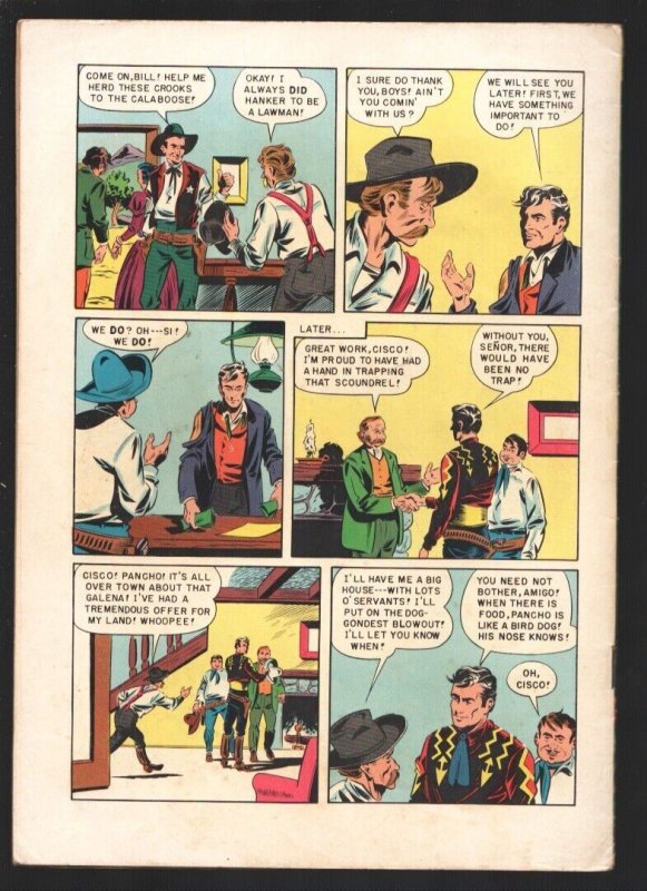 Cisco Kid #17 1953-Dell-Painted cover-Robert Jenny story art-FN