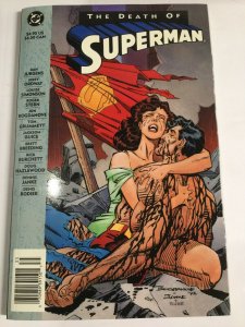 Death Of Superman 2nd Print Newstand Very Fine Vf 8.0 Tpb Sc Dc Comics