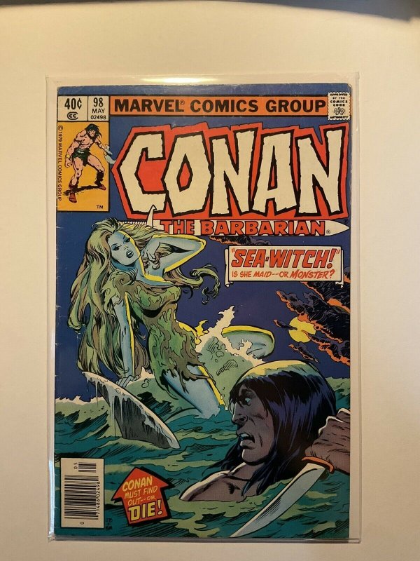 Conan The Barbarian 98 Fine Fn 6.0 Marvel  