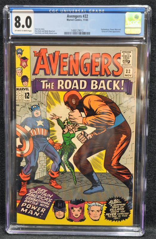 Avengers #22 (Marvel, 1965) CGC 8.0