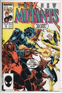 NEW MUTANTS #53, VF/NM Claremont, Marvel 1983 1987, more in store