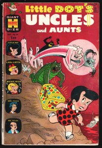 Little Dot's Uncles and Aunts #23 1968-Horror cover-Richie Rich-Little Lotta-...