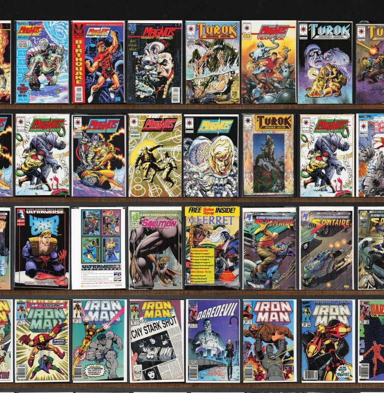 Huge Lot 150+ Comics with Magnus Robot Fighter, Turok, Dinosaur Hunter & More!