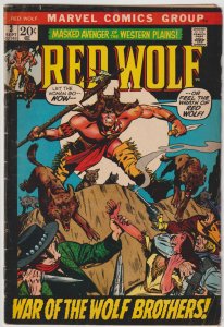 Red Wolf #3 (Sep 1972, Marvel), G condition (2.0)