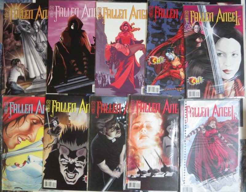 Fallen Angel (IDW 2005) #1-32 Lot of 26Diff Peter David JK Woodward Moloch Rises